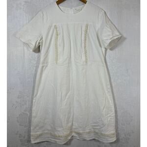 Roolee Mom Dress XXXL Cream Lace Detail Cotton Lined Boho Chic Feminine